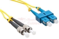 15 M SC/ST 9/125 Singlemode Duplex Fiber Patch Cable - OS1  RamboCables.com