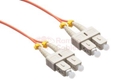 1 M SC/SC 62.5/125 Multimode Duplex Fiber Patch Cable - OM1  RamboCables.com