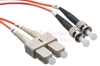 15 M Multimode Fiber Patch Cable - 50/125 - SC/ST  RamboCables.com