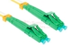 1 M LC-APC to LC-APC 9/125 Singlemode Duplex Fiber Patch Cable - OS2  RamboCables.com