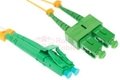 1 M LC-APC to SC-APC  9/125 Singlemode Duplex Fiber Patch Cable - OS2  RamboCables.com