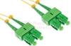 1 M SC-APC to SC-APC  9/125 Singlemode Duplex Fiber Patch Cable - OS2  RamboCables.com