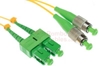 1 M FC-APC to SC-APC  9/125 Singlemode Duplex Fiber Patch Cable - OS2  RamboCables.com