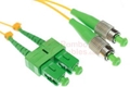 2 M FC-APC to SC-APC  9/125 Singlemode Duplex Fiber Patch Cable - OS2  RamboCables.com