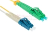 2 M LC-APC to LC-UPC 9/125 Singlemode Duplex Fiber Patch Cable - OS2  RamboCables.com