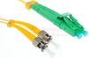 2 M LC-APC to ST-UPC 9/125 Singlemode Duplex Fiber Patch Cable - OS2  RamboCables.com