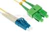 3 M SC-APC to LC-UPC 9/125 Singlemode Duplex Fiber Patch Cable - OS2  RamboCables.com