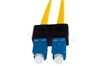 1 M SC-APC to SC-UPC 9/125 Singlemode Duplex Fiber Patch Cable - OS2  RamboCables.com