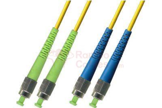 1 M FC-APC to FC-UPC 9/125 Singlemode Duplex Fiber Patch Cable - OS2  RamboCables.com