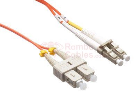 1 M SM LC to MM SC Mode-Conditioning Fiber Patch Cable  RamboCables.com