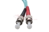 2 M ST/ST 10GB Laser Optimized Multimode Fiber Patch Cable - Plenum - OM3  RamboCables.com