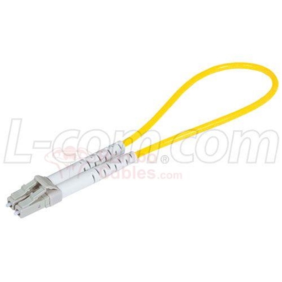 LC L-Com Fiber Loopback Cable - 9/125  RamboCables.com