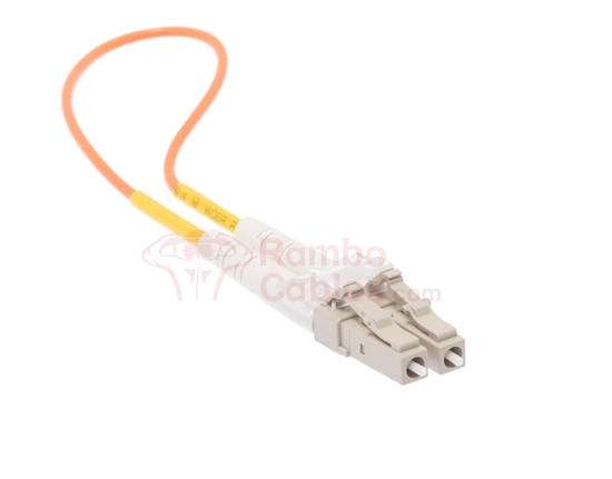 LC L-Com Fiber Loopback Cable - 50/125  RamboCables.com