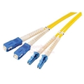 5 M L-com Bend Insensitive Fiber Cable - Flex Boot - Singlemode OS1 9/125 - LC/SC  RamboCables.com