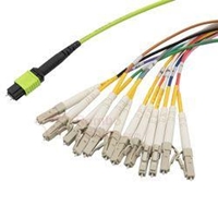 12Fibers 0.5 M L-com MPO w/Pins to LC Fan-out - OM5 50/125 - ONFR  RamboCables.com