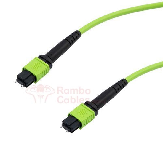 24Fibers 5 M L-com MPO Fiber Cable - w/Pins - Type A - OM5 50/125 - LSZH  RamboCables.com