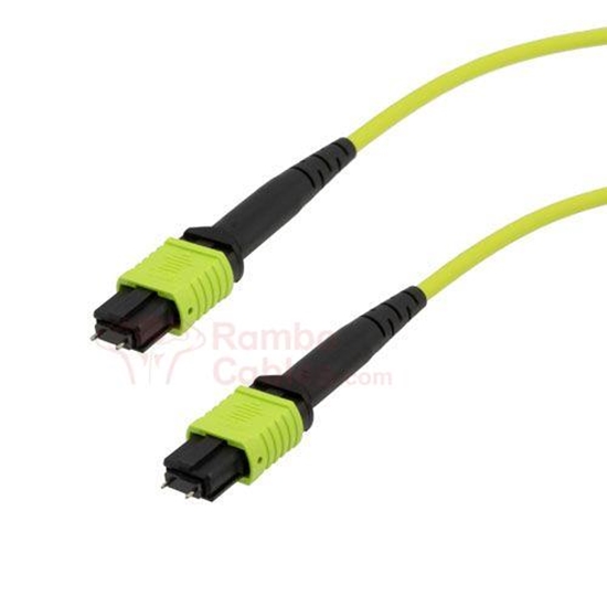 12Fibers 3 M L-com MPO Fiber Cable - w/Pins - Type B - OM5 50/125 - ONFR  RamboCables.com