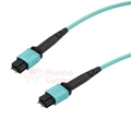 OM4 3 M L-com MPO 8 Fiber Cable - w/Pins - Type A - 50/125 - LSZH  RamboCables.com