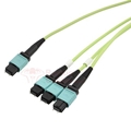 OM5 1 M L-com 24 Fiber MPO w/Pins to 3x8 Fiber MPO w/Pins - 50/125 Multimode - ONFR  RamboCables.com